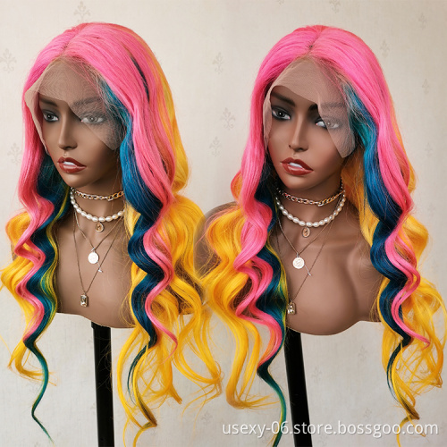 Raw European Natural 613 Blonde cuticle aligned Human Hair frontal HD Full Lace Wig,brazilian thin swiss Hd lace wig virgin hair